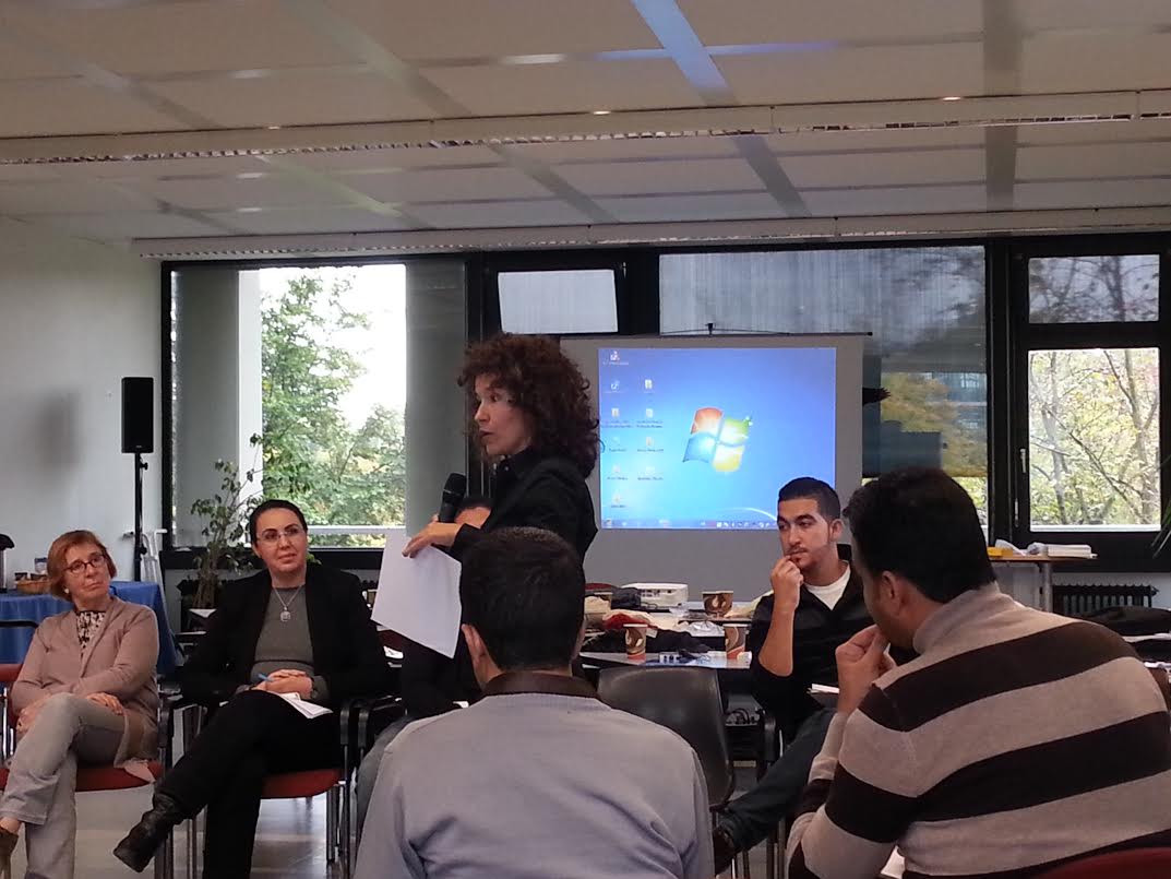 Arbeitsgruppe in der Düsseldorfer Uni 